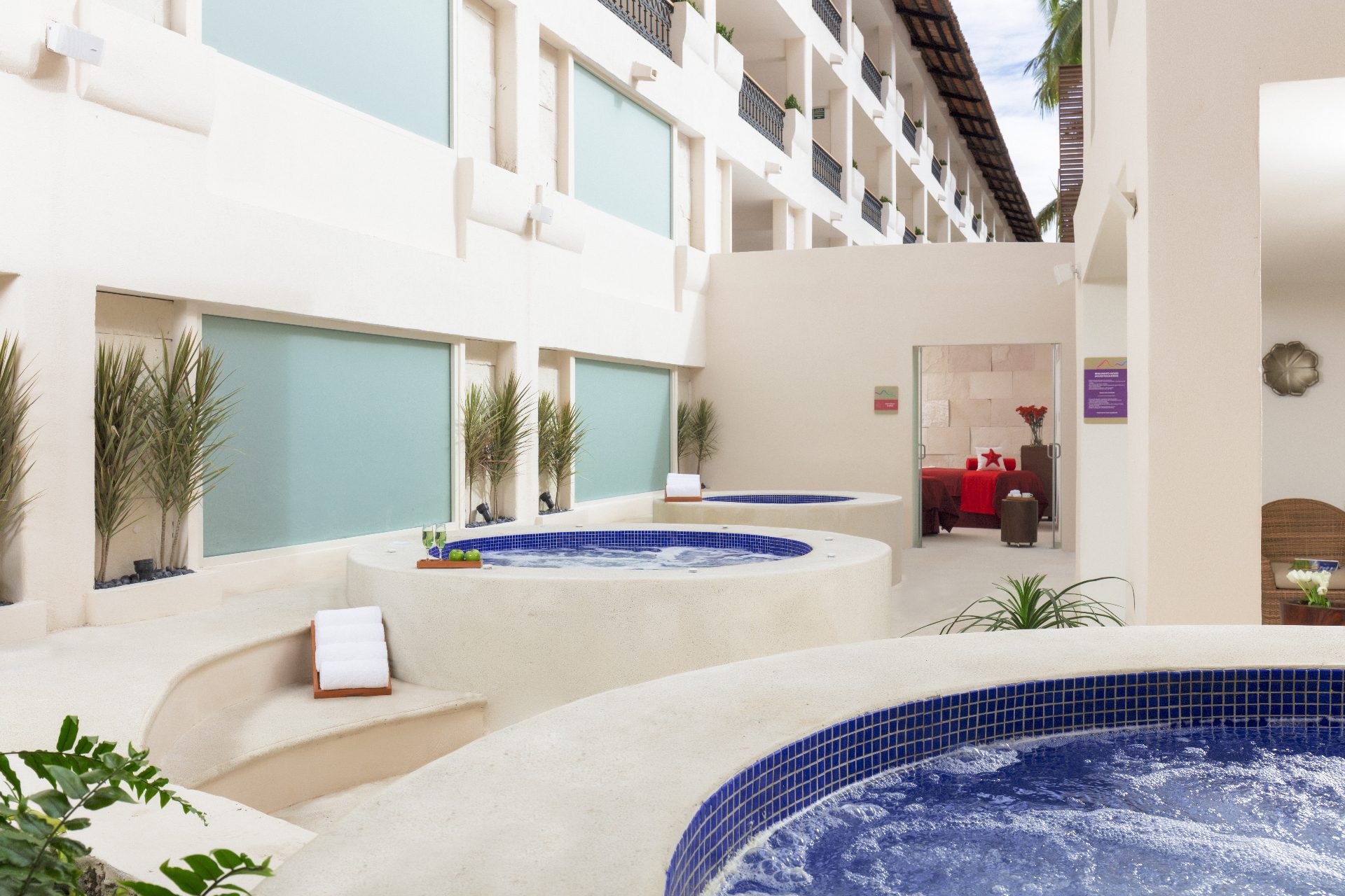 Spa treatment room